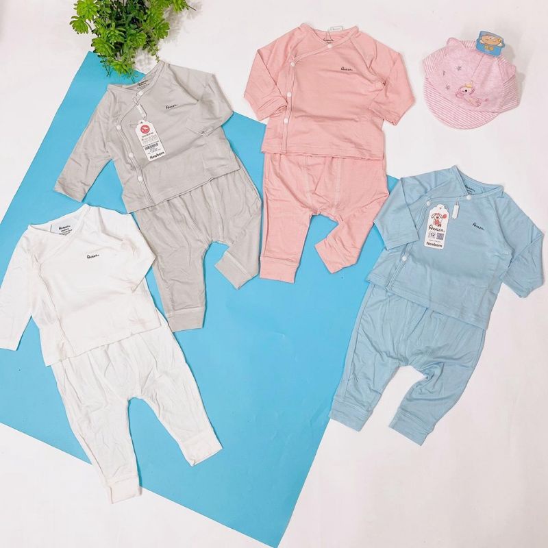 Bộ sơ sinh Avaler sợi tre cho bé