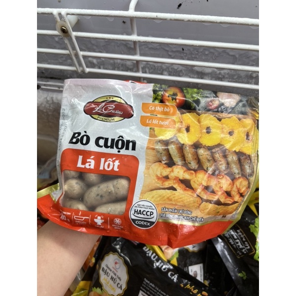 Hoả Tốc-Bò Cuộn Lá Lốp Lacusina 500gr-Viên Thả Lẩu-Cá Viên Chiên-Set Lẩu-Xiên Que Giá Sỉ-NP Food-Ngọc Phượng Q4