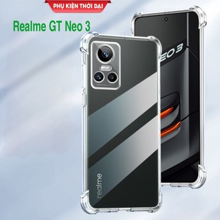 Ốp lưng Realme GT Neo 3 silicon trong suốt lồi 4 góc ôm khít máy bảo vệ toàn diện