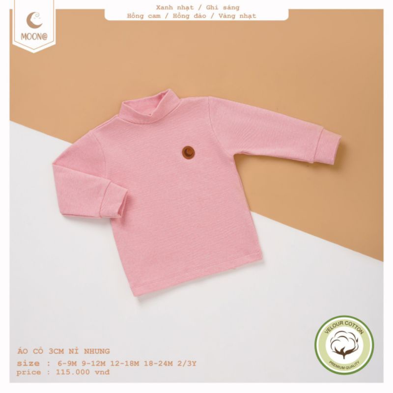 Moon_ Áo giữ nhiệt chất nỉ Moon cho bé