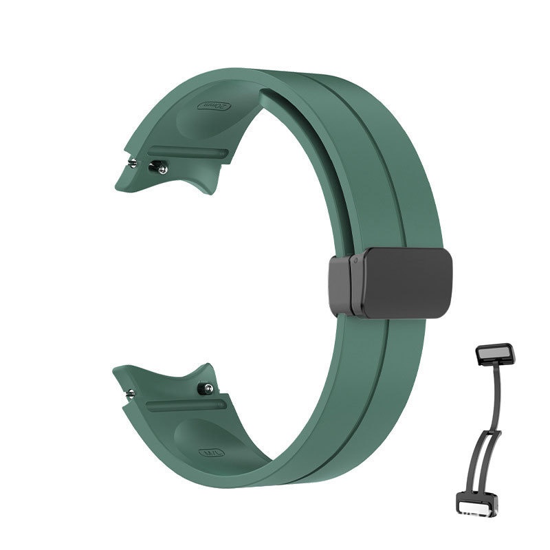Dây Đeo Silicone Khóa Nam Châm Cho Đồng Hồ Thông Minh Samsung Galaxy Watch 5 / 4 44mm 40mm / Watch5 Pro 4 Classic 42 46mm