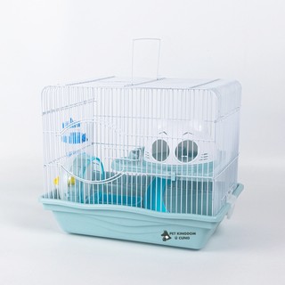 Lồng mèo cửa tròn đủ phụ kiện cho hamster