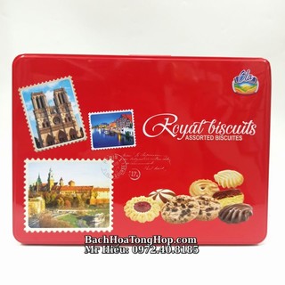 [Hỏa Tốc] Bánh Royal Biscuits Ba Lan hộp sắt 480g