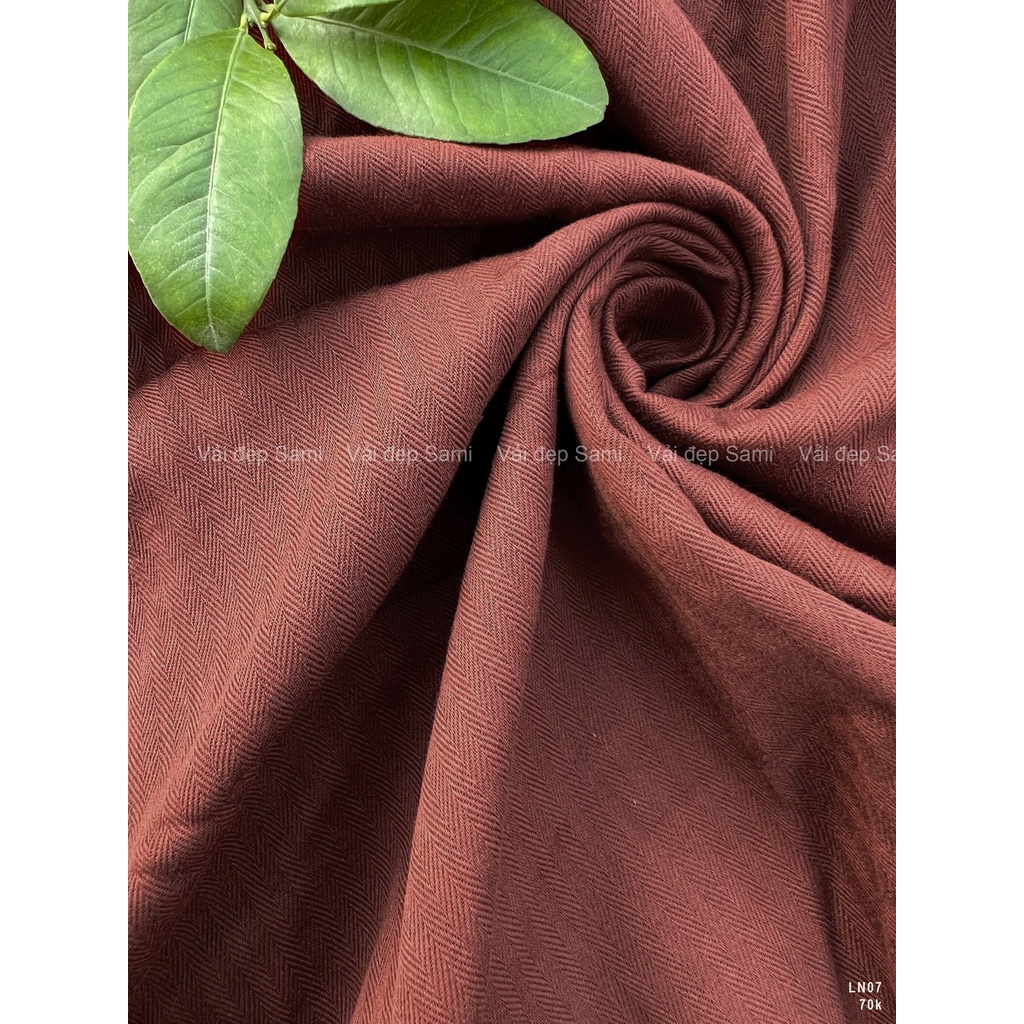 Vải linen hàng đẹp, mềm suôn, dày dặn, may đồ không cần lót