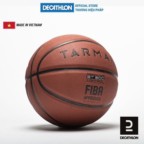 Quả bóng rổ Decathlon TARMAK BT500 cỡ 7 tiêu chuẩn cho người lớn chuẩn thi đấu FIBA