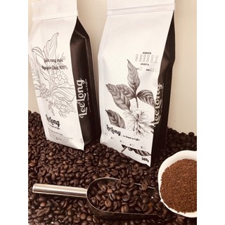 Cà phê hạt/bột MT - Lon 250gram  Cà Phê Bột/Hạt (Robusta)-loại chưa rang