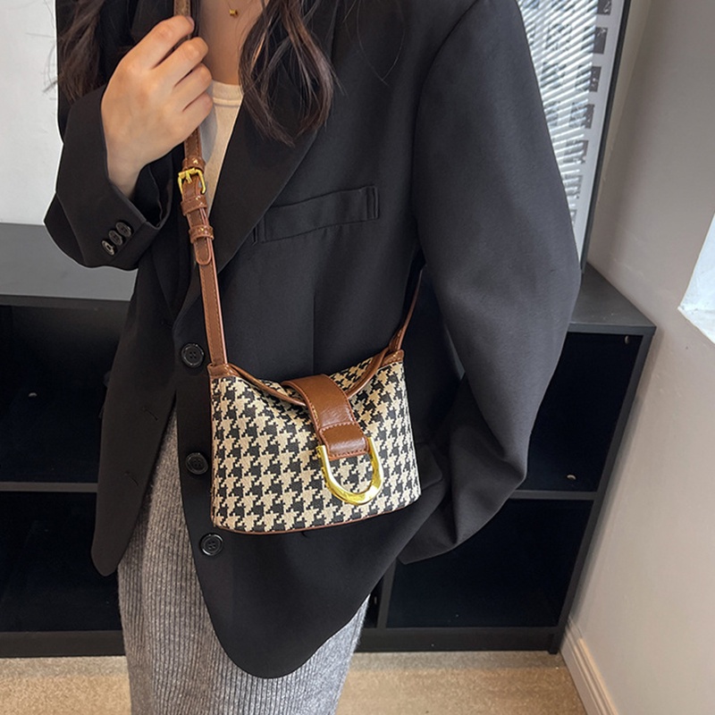 Ielgy Túi Đeo Chéo Vai Họa Tiết Chim Có Thể Điều Chỉnh Được Cho Nữ