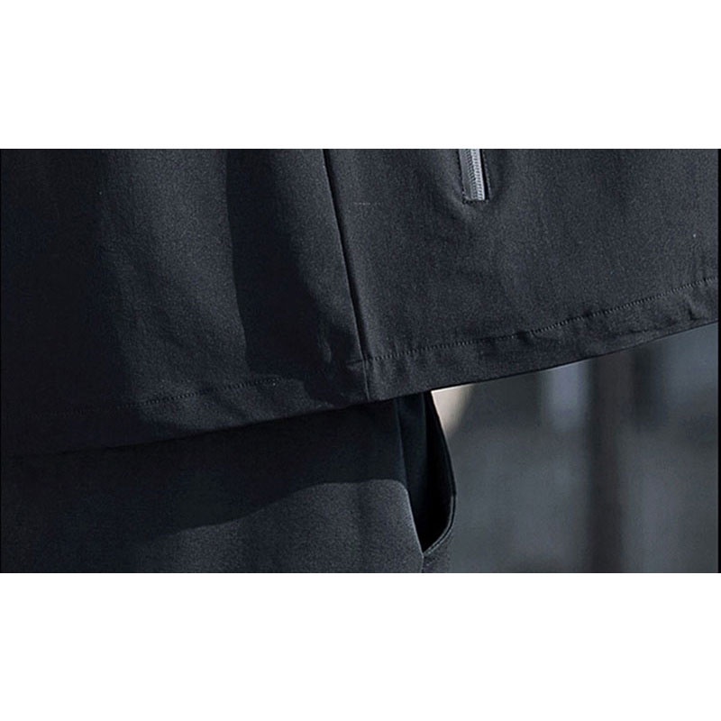 Áo Khoác Thể Thao Có Mũ Trùm Phong Cách Hàn Quốc Mới Cho Nam