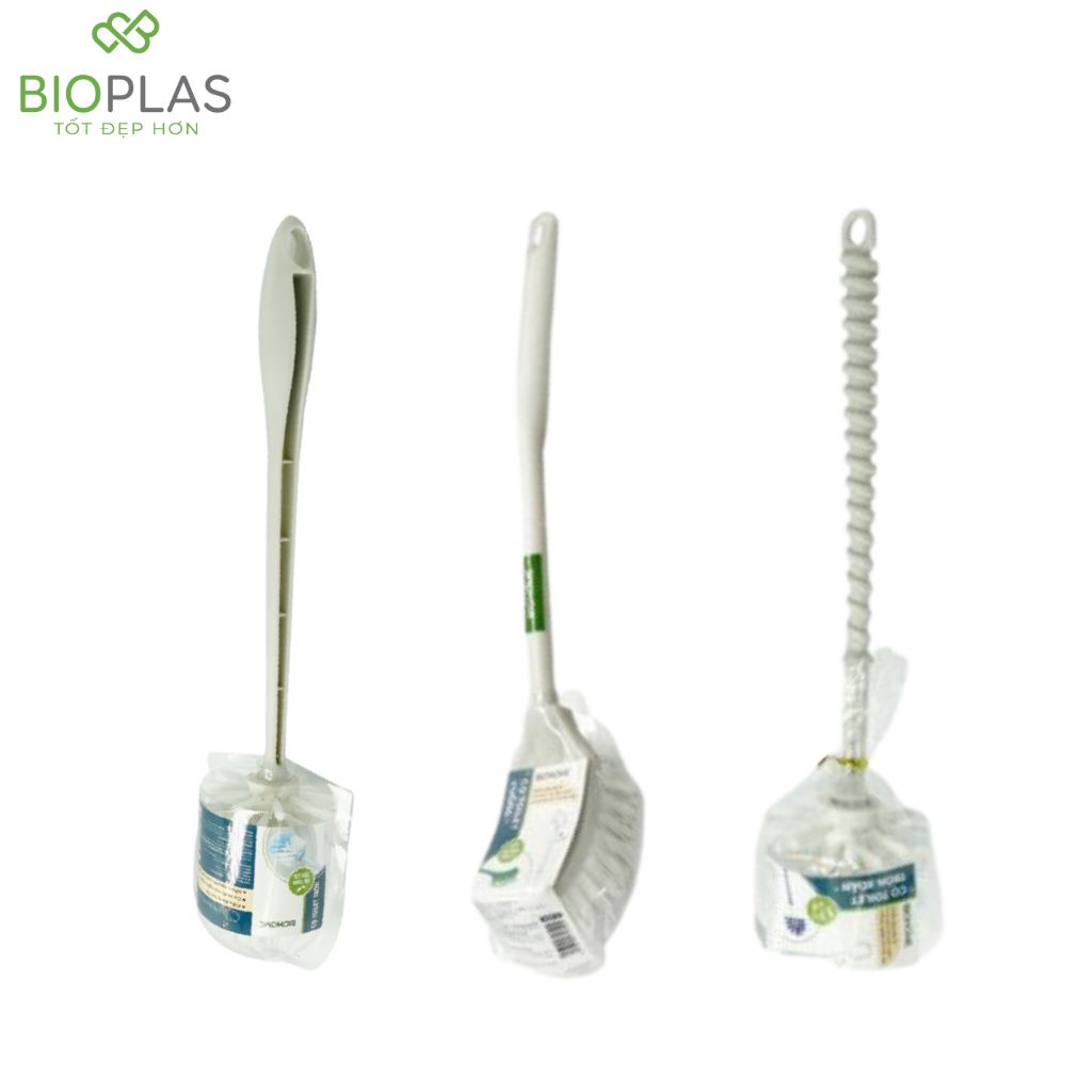 (3 Size) Chổi Cọ Nhà Vệ Sinh, Cọ Bồn Cầu Toilet BIOPLAS, Chổi Cọ Nhà Tắm Cán Cầm Chắc Chắn