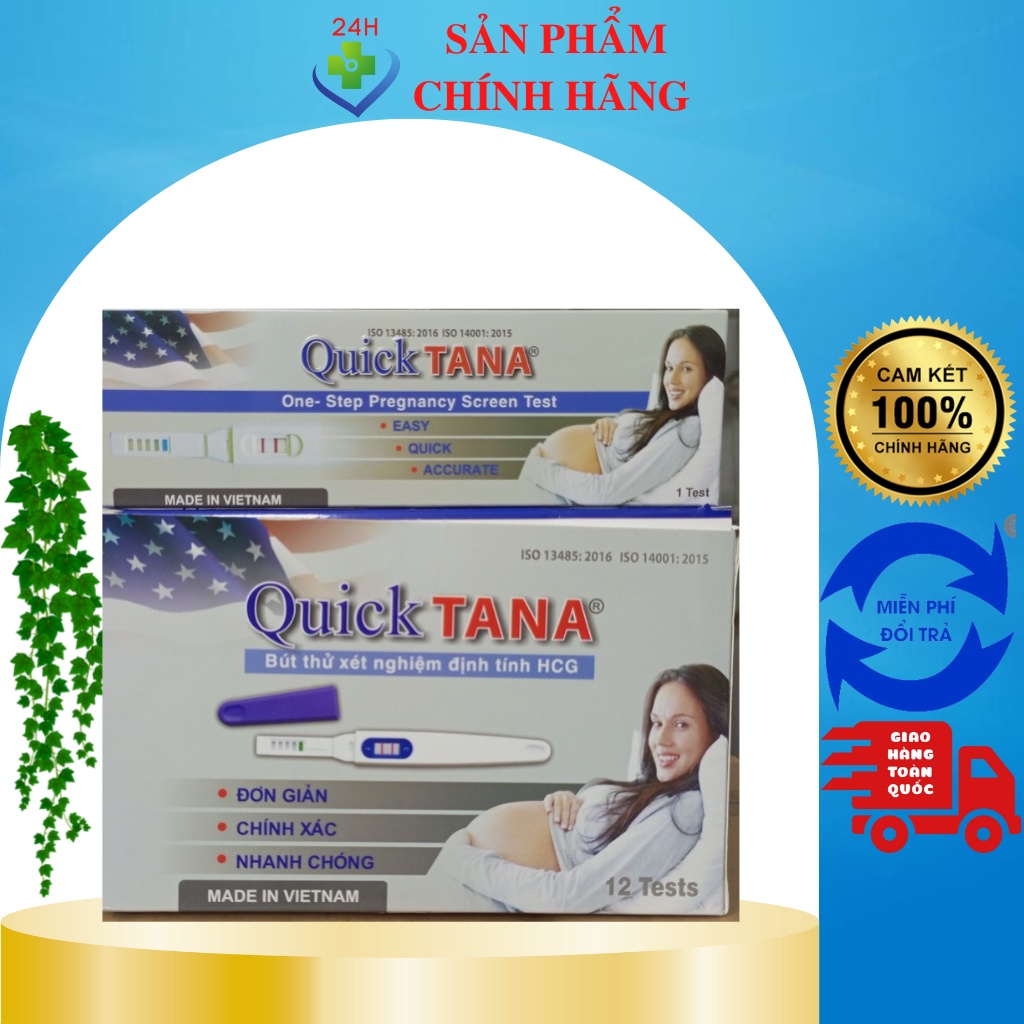 Bút thử thai QuickTANA, bút thử thai phát hiện sớm, test nhanh