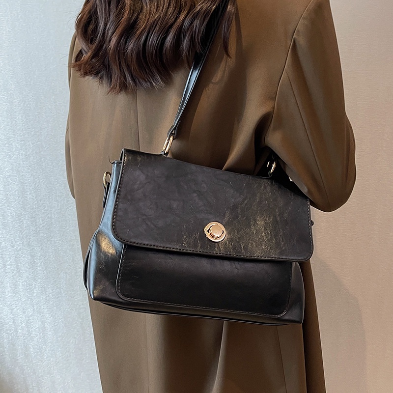 Túi Đeo Chéo Hình Vuông Cỡ Lớn Phong Cách retro Thời Trang Cho Nữ