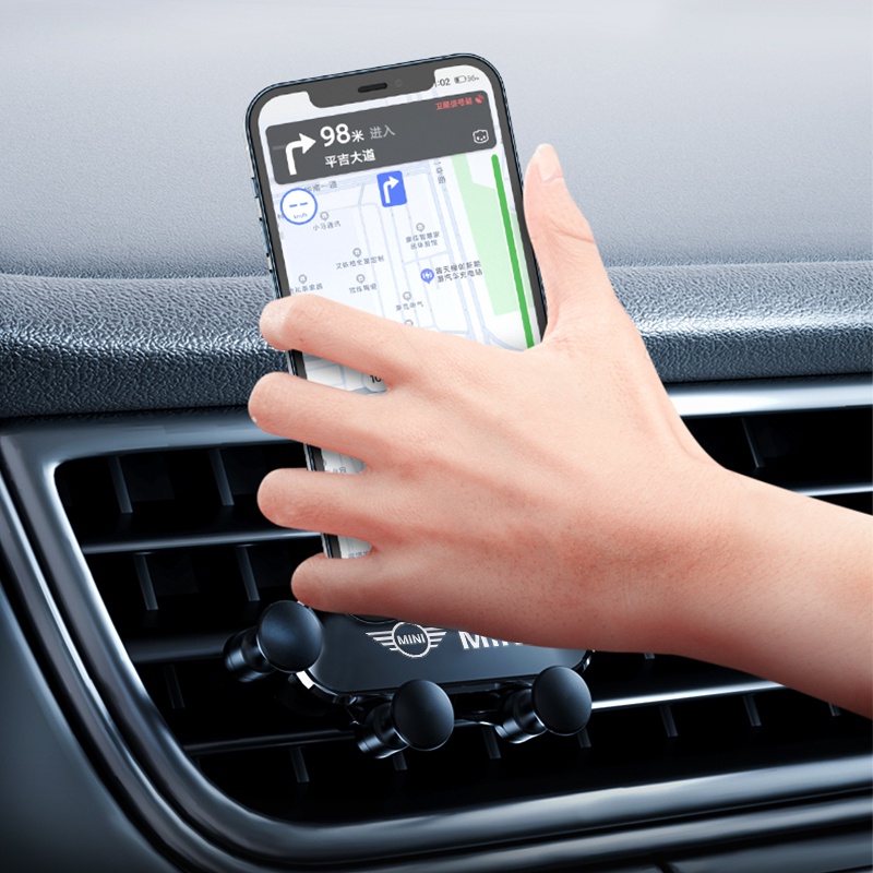 1 Giá Đỡ Điện Thoại / Thiết Bị Định Vị GPS Gắn Lỗ Thông Gió Xe Hơi Mini Cooper One S R50 R53 R56 R60 F55 F56 R57