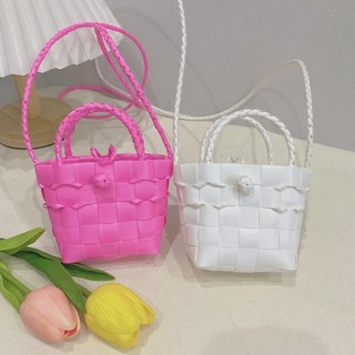 Túi đan handmade kèm dây đeo chéo mini