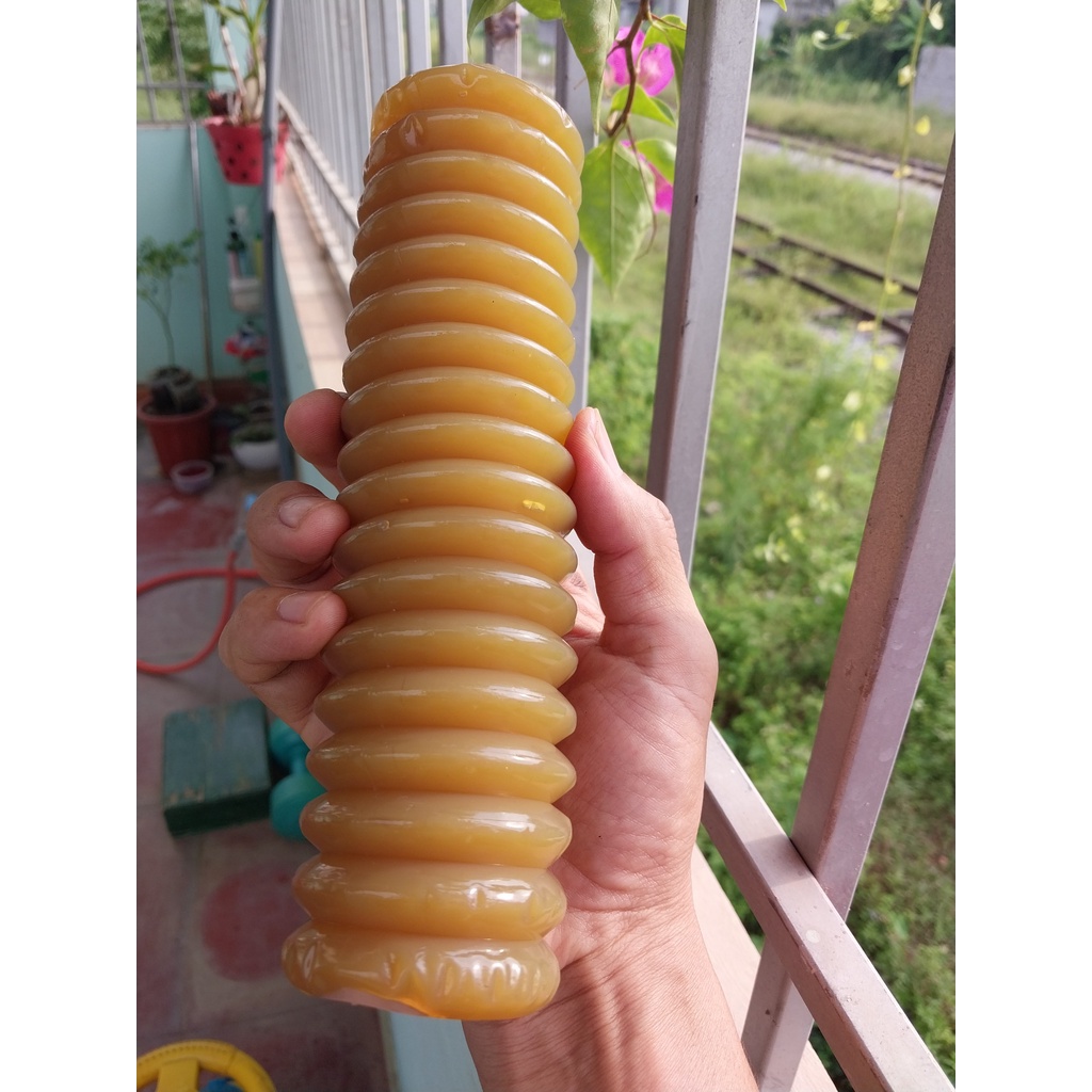 Tuýp mỡ sâu vàng, mỡ bò bôi trơn đóng chai con sâu, tuýp 400gram