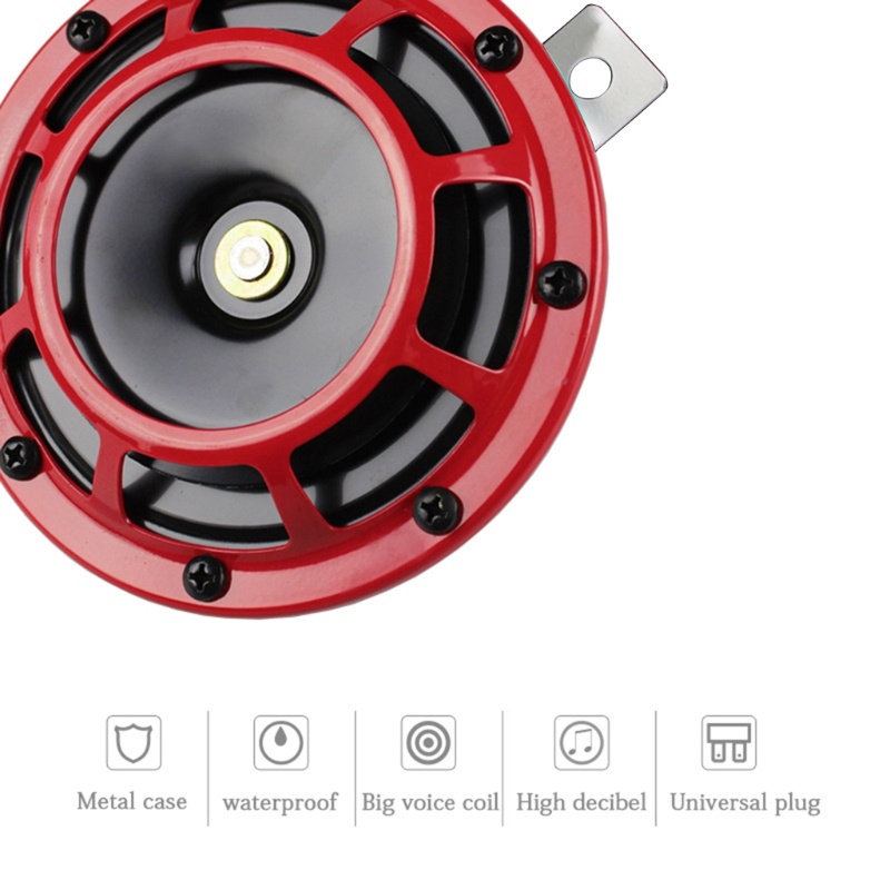Còi Điện 12V Siêu Lớn Chống Thấm Nước Thông Dụng Cho Xe Hơi / Xe Máy