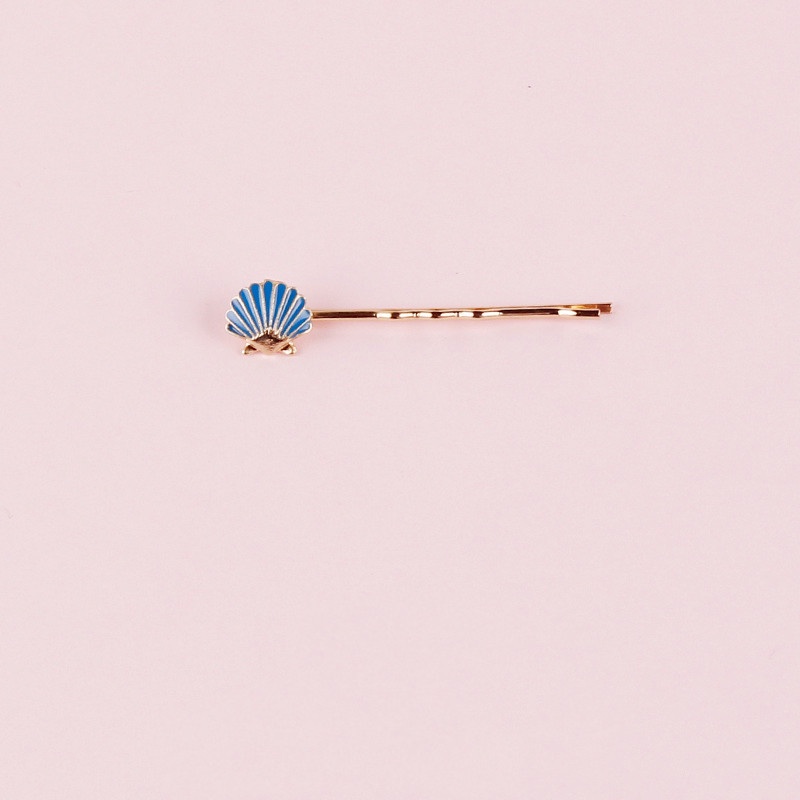 Kẹp Tóc Hình Vỏ Sò Thiết Kế Đơn Giản Phong Cách Hàn Quốc Cho Nữ