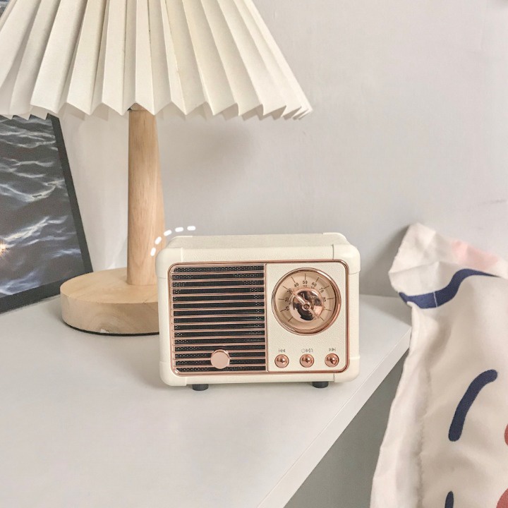 Loa Bluetooth HM11 Không Dây Phong Cách Vintage Hỗ Trợ FM/AM/SW | BigBuy360 - bigbuy360.vn