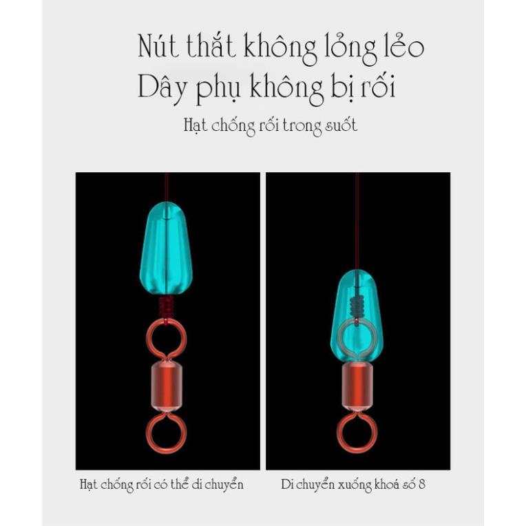 Trục Câu Đài Săn Hàng K9 Bộ Dây Câu Đơn Buộc Sẵn Cước Nylon Tàng Hình Siêu Bền Giá Tốt