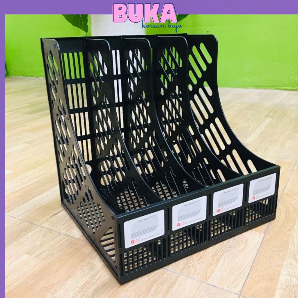 Khay đựng tài liệu văn phòng A4 4 ngăn DecorMe FQ để bàn học lưu trữ sách vở văn phòng phẩm