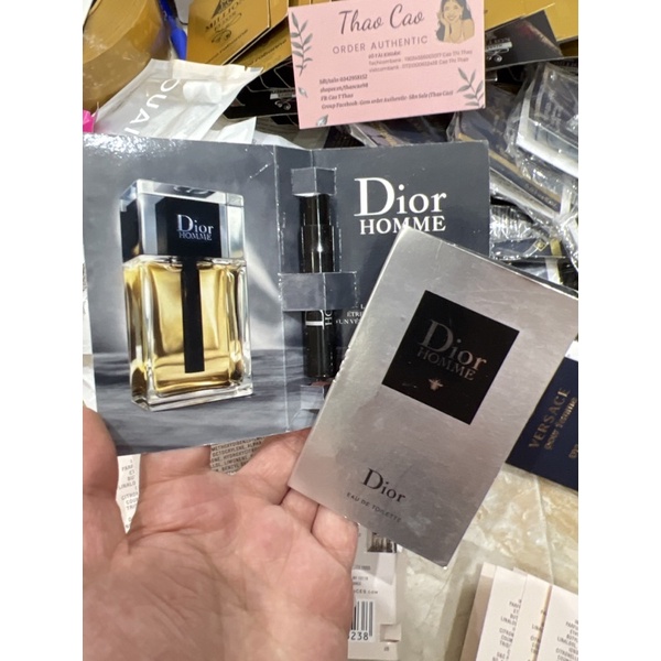 Mẫu thử Nước Hoa Vial Nam Dior Homme EDT