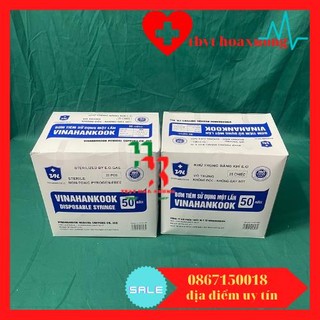 Bơm tiêm 50 ăn vinahakool( combo 10 chiếc)