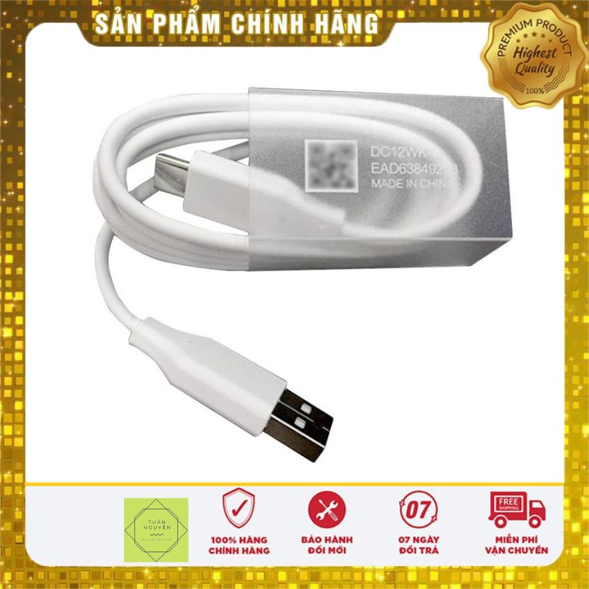 Dây Sạc LG V20/ V30/ V40/ G5/ G6/ G7... Chuẩn Type C Chính Hãng