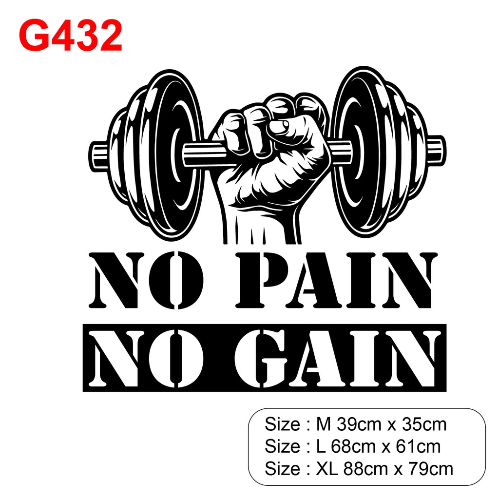 Decal dán trang trí phòng GYM, tạo động lực cho khách, thu hút khách hàng, tạo điểm nhấn trong phòng GYM P9