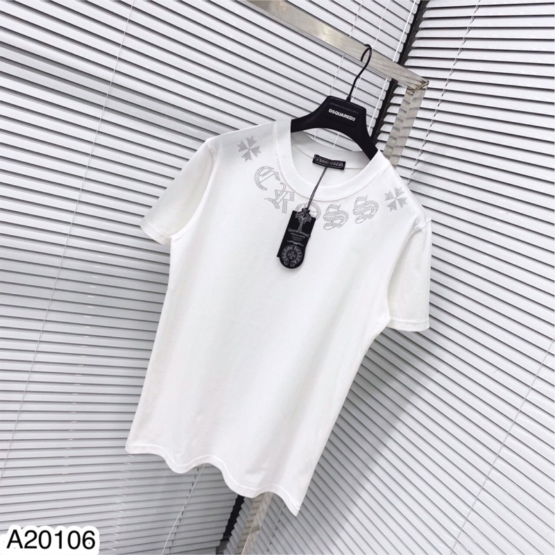 Áo Phông Nam Hoạ Tiết Vòng Cổ Cực Đẹp - Áo Thun Nam Chữ Thập Siêu Đẹp