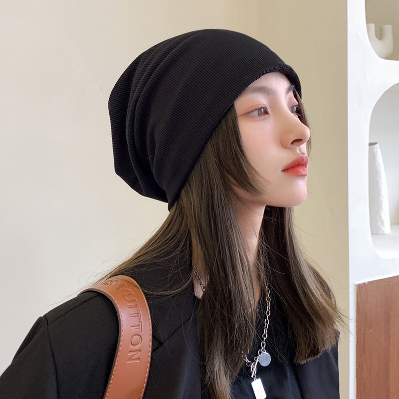 Mũ Len Trùm Đầu Phong Cách Hàn Quốc Thời Trang Xuân Thu Cho Nữ