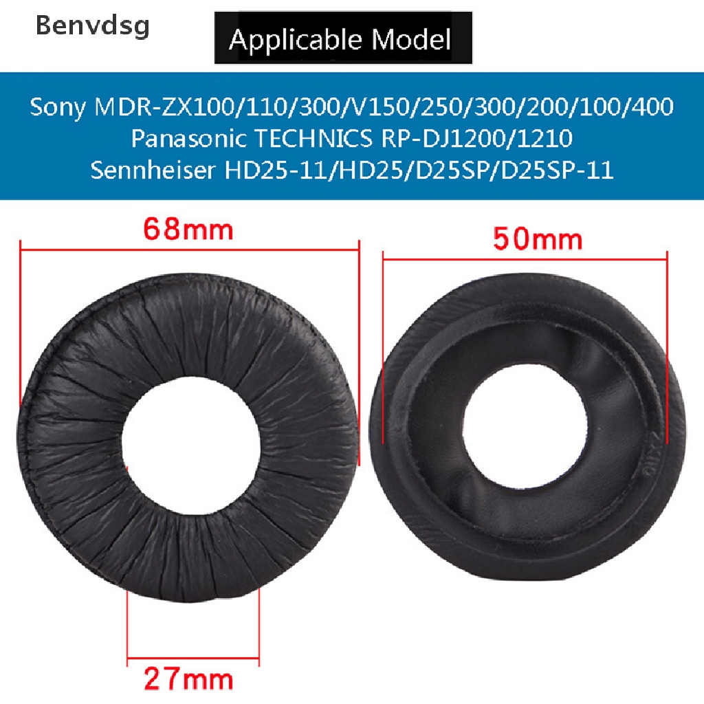 1 Cặp Đệm Xốp Bọc Đầu Tai Nghe Cho MDR-ZX300 ZX100 ZX110 V150 V250 V300