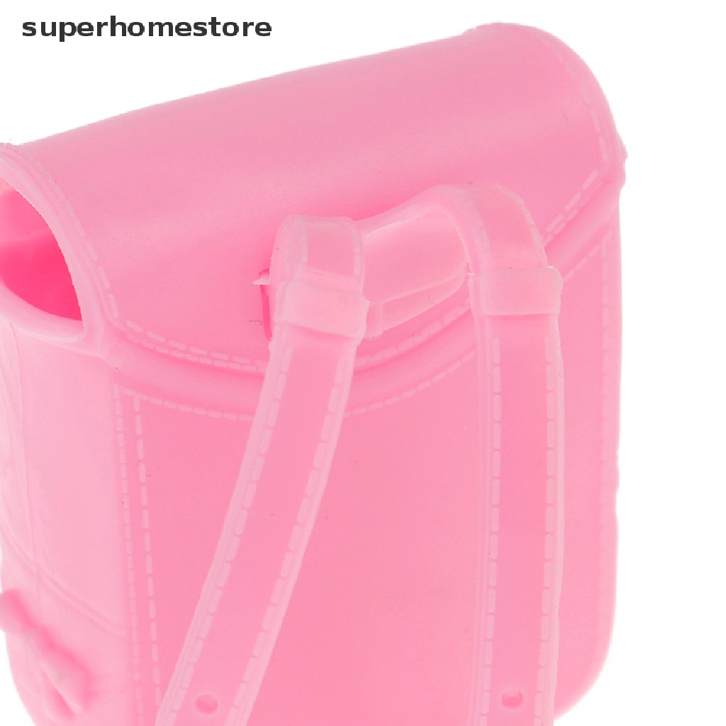 Superhomestore Túi Đi Học Bằng PVC Có Thể Tháo Rời Và Tháo Rời Cho Búp Bê Mầm Non UYI