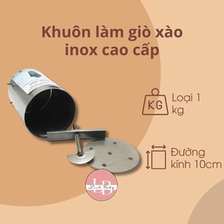 Khuôn làm giò xào inox cao cấp loại 1kg