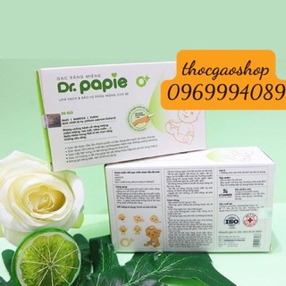 (Hàng công ty) Gạc rơ lưỡi Dr Papie (hộp 30 chiếc)