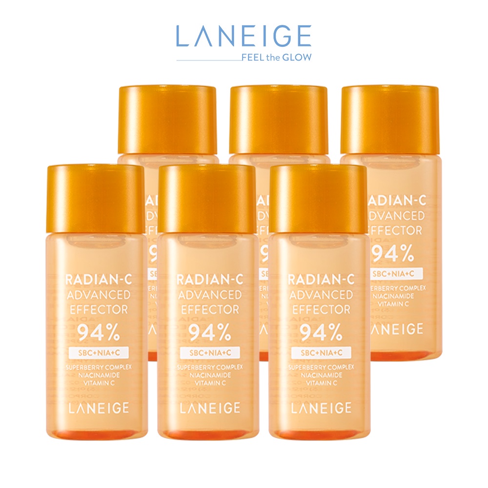 [HB gift] Bộ 6 Tinh chất dưỡng sáng da Laneige Radian-C Advanced Effector 15ml x 6