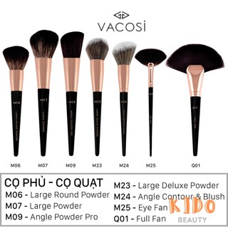 Cọ phủ phấn má hồng Vacosi, Cọ đánh highlight-shading cán dài Vacosi đủ mẫu