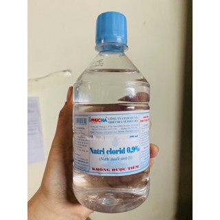 Nước muối sinh lý Natri Clorid 0,9%, Chai 530ml