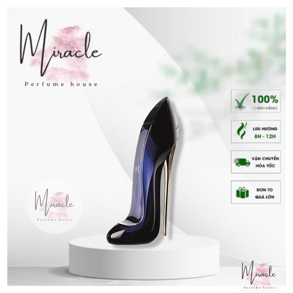 Nước Hoa Nữ Carolina Herera Good Girl Limited ( Guốc nhũ xanh )