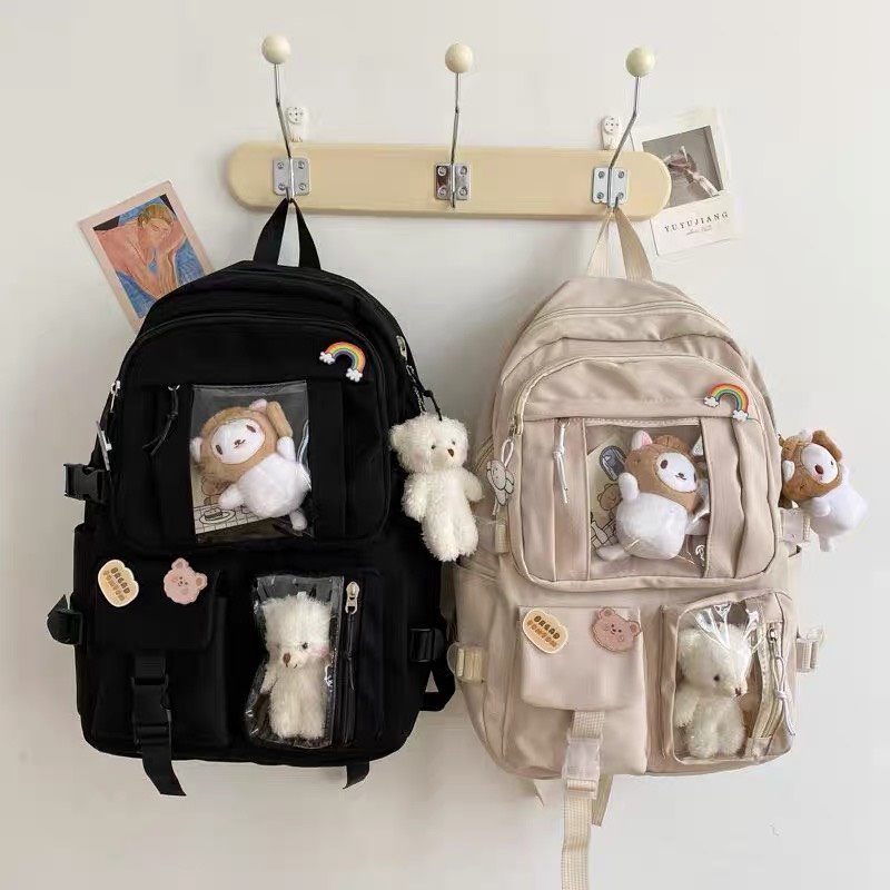 Balo đi học thời trang Ulzzang Hàn Quốc, cặp sách đẹp hàng cao cấp dễ thương