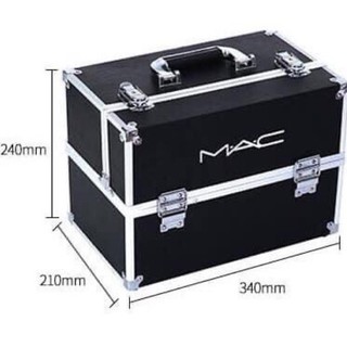 Cốp đựng đồ MAC phun xăm Size to siêu cứng nail, mi, makeup-khung nhôm vê 8 góc bằng thép không gỉ