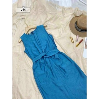 Đầm xoắn eo xẻ tài xinh sẵn mặc đi chơi, dự tiệc đều đẹp