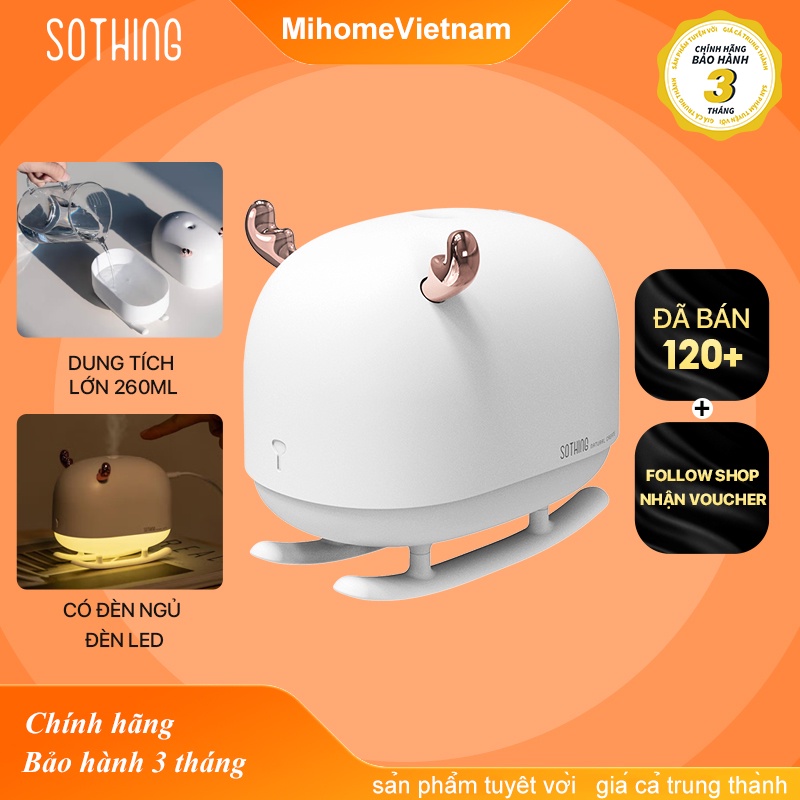 Máy Xông Tinh Dầu Khuếch Tán Hương Thơm Xiaomi sothing, Khử Mùi Phòng, Phun Sương Tạo Ẩm, Đèn LED Trang Trí Phòng Ngủ
