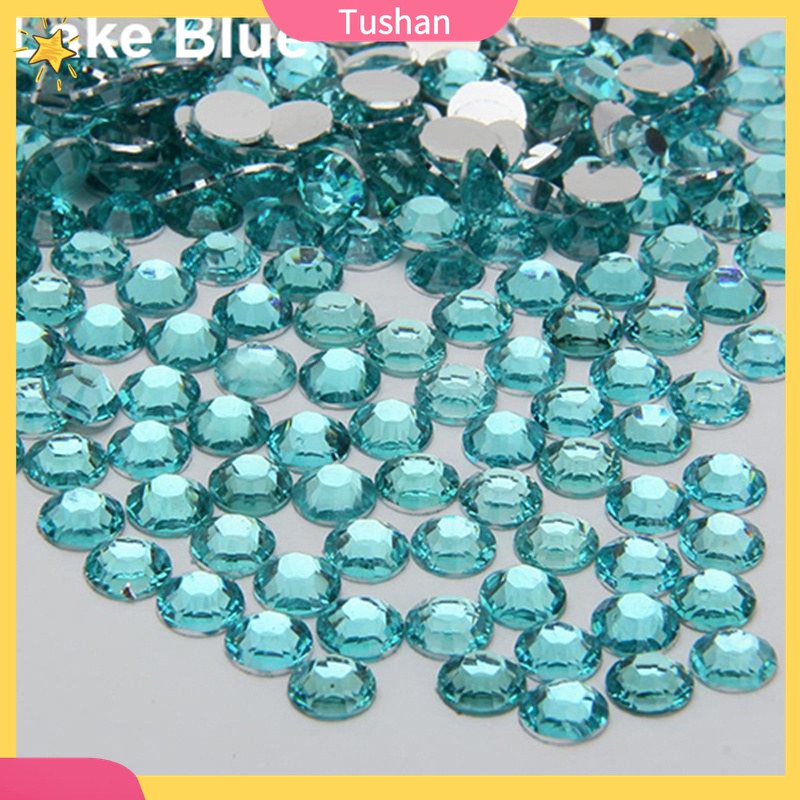 Set 2000 Hạt Cườm Nhựa Resin 2 / 3 / 4 / 5mm Trang Trí Ốp Điện Thoại / Móng Tay DIY