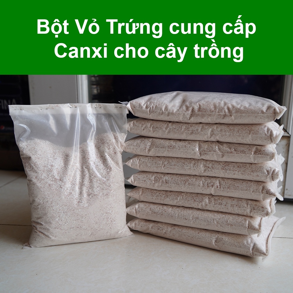 Bột Vỏ Trứng Gà Trồng Cây (250g) Ngâm Tưới Cung Cấp Canxi Cho Rau, Cây Ăn Quả, Hoa, Cây Cảnh