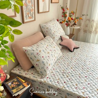 Bộ ga gối chần bông 3 món, drap giường vỏ gối cotton 100% size 1m2-1m6 - 1m8 - 2m2