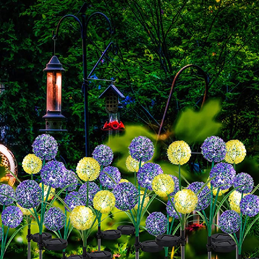 Bộ Đèn LED Trang Trí Vườn Chạy Năng Lượng Mặt Trời Hình Hoa Bồ Công Anh