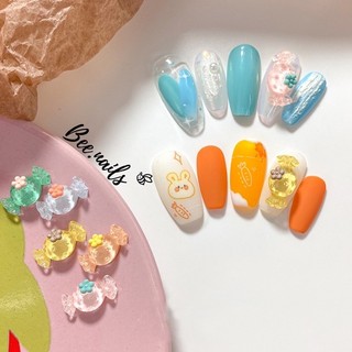 Set 10 charm kẹo mix màu