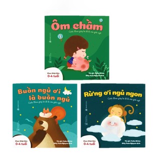 Sách - Ehon Buồn Ngủ Ơi Là Buồn Ngủ, Ehon Rừng Ơi Ngủ Ngon, Ehon Ôm Chầm
