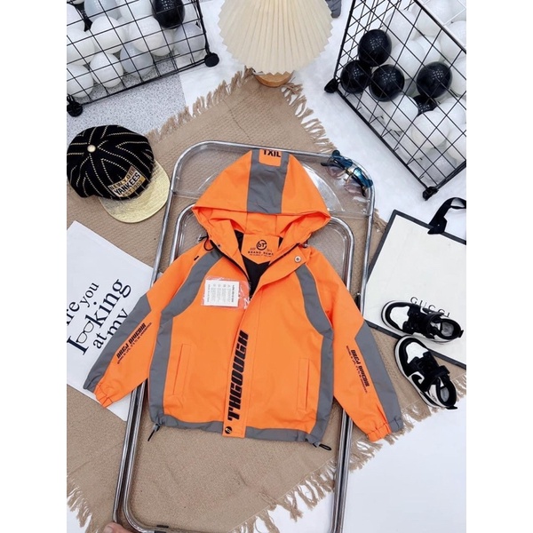 Áo gió thể thao 2 lớp bé trai - bé gái mặc đều đẹp