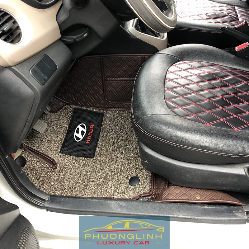 Thảm lót sàn ô tô 6D cao cấp Hyundai Tucson 2015-2021 da Pu thiết kế sang trọng, không mùi, chống ồn | BigBuy360 - bigbuy360.vn