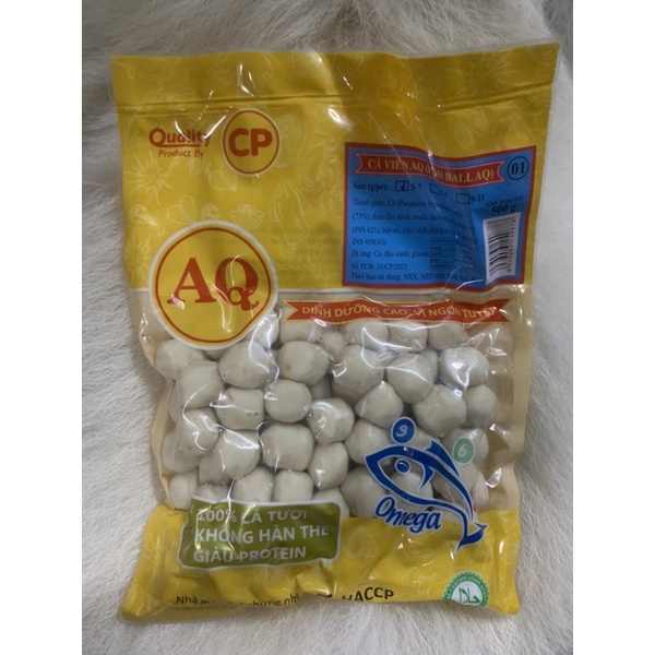 Cá viên CP hiệu AQ 500gr